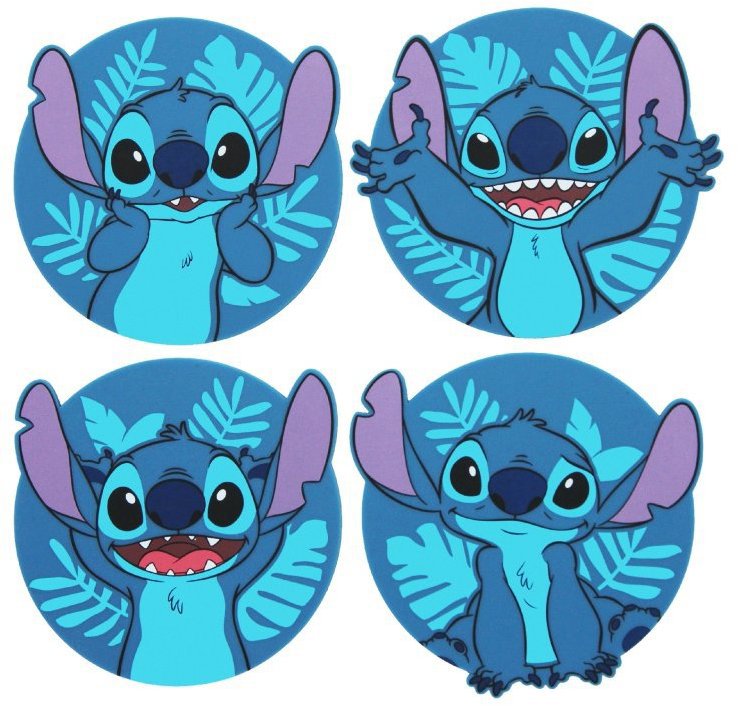 Disney Lilo & Stitch: Stitch poses - Podtácky set 4 kusů