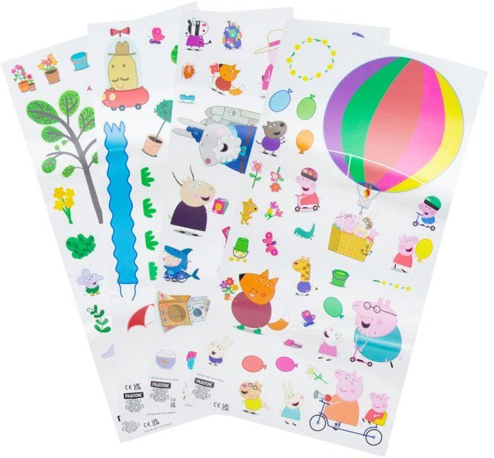 Peppa Pig: Characters - Samolepky na zeď