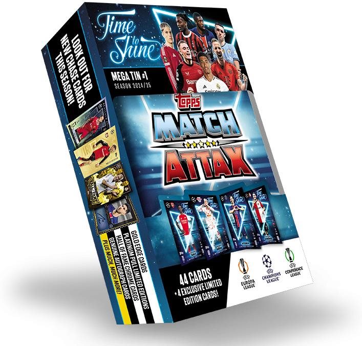 Topps Krabička karet Champions league 2024/25 Mega Tin 1