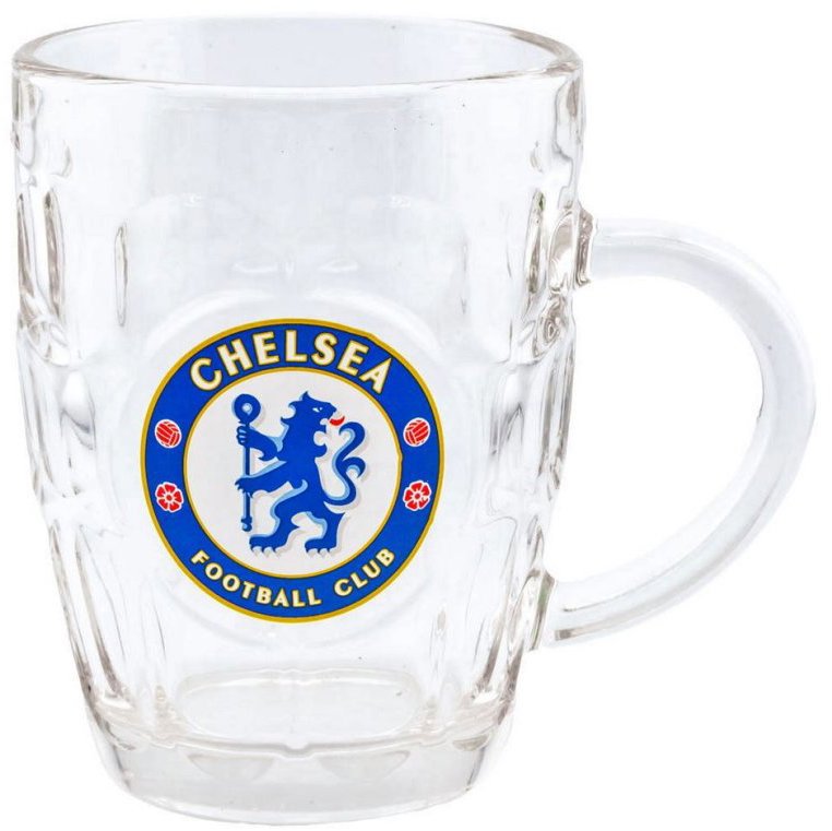 FOREVER COLLECTIBLES Sklenice pivní korbel FC Chelsea: Big Crest