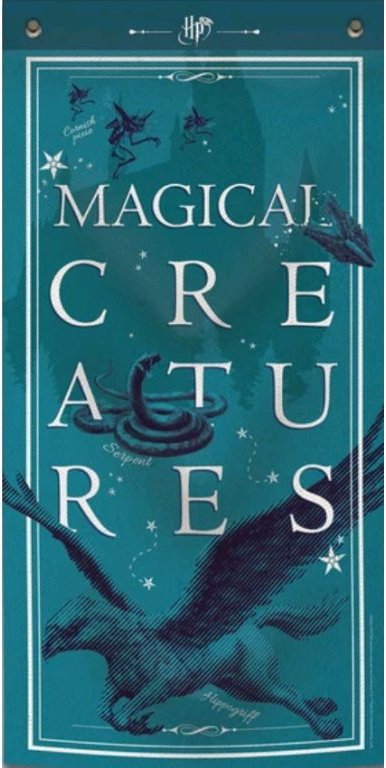 Harry Potter: Magical creatures - Vlajka na zeď