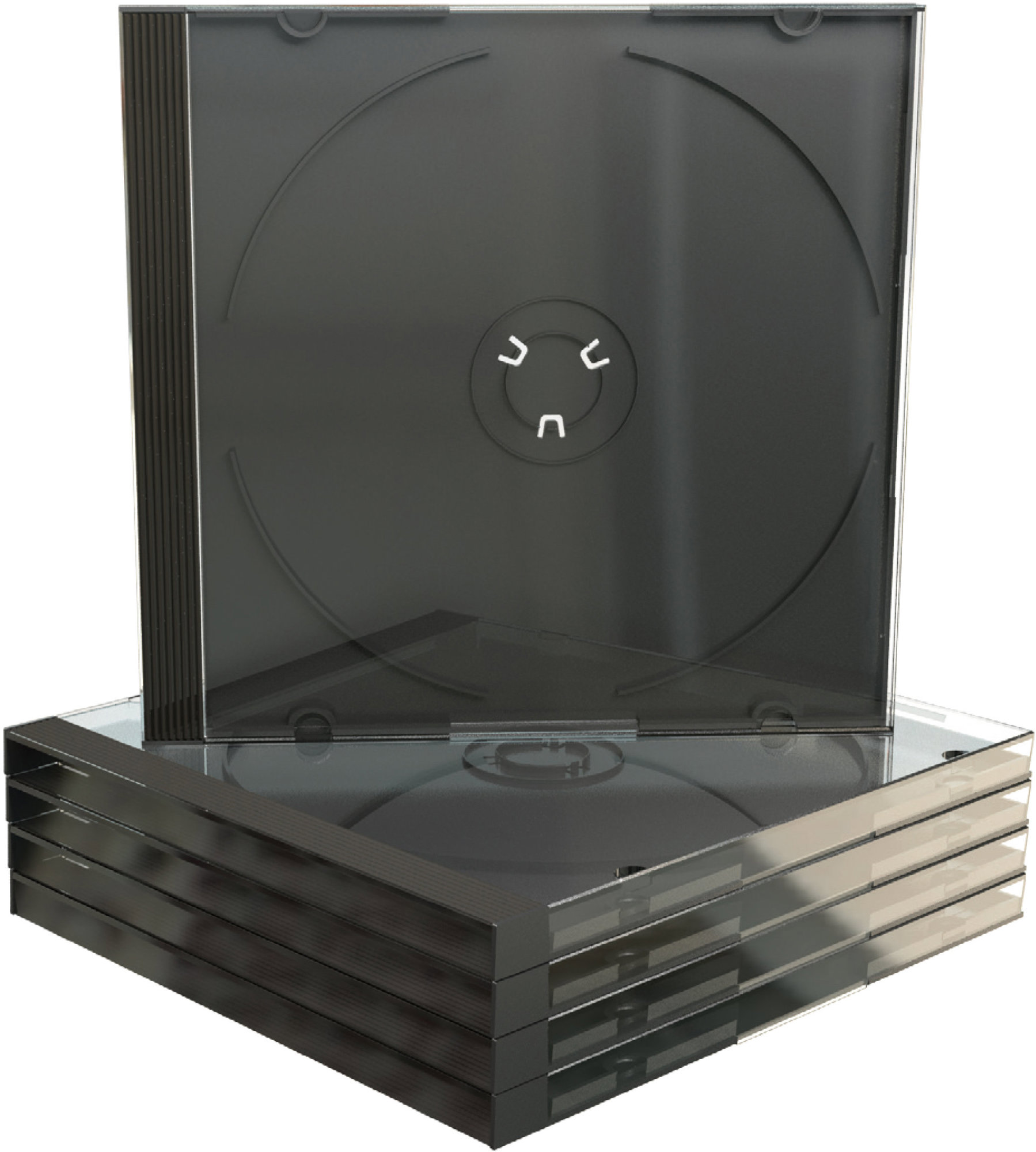 MEDIARANGE box: 1 CD 10.4 mm černý - karton 100 ks