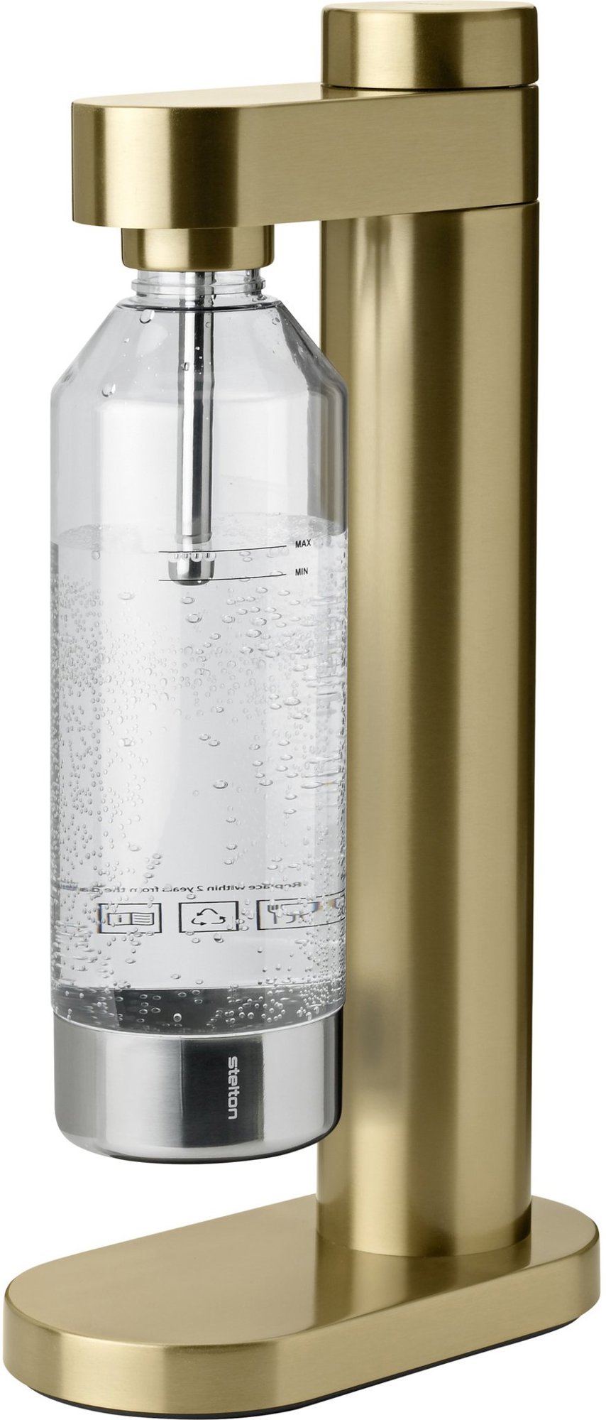 Stelton Výrobník sody BRUS SN21003, zlatá barva