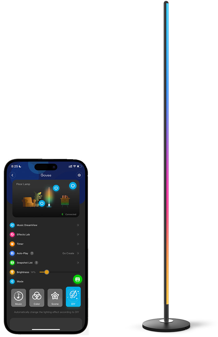 Govee RGBW Floor Lamp Lite stojací lampa Matter