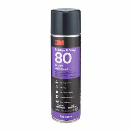 3M sprejové polychloroprenové lepidlo na gumu a vinyl 80, nažloutlé, 500 ml