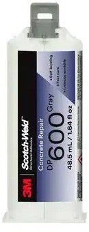 3M Scotch-Weld™ 2K polyuretanové samonivelační lepidlo DP600, šedé, 48.5 ml (1:1)