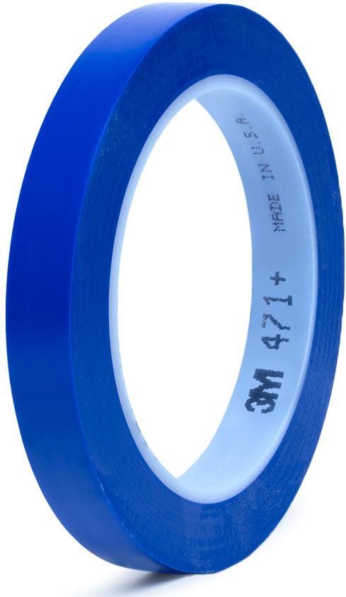 3M vinylová maskovací a airbrushová páska páska 471+, Indigo, 12 mm