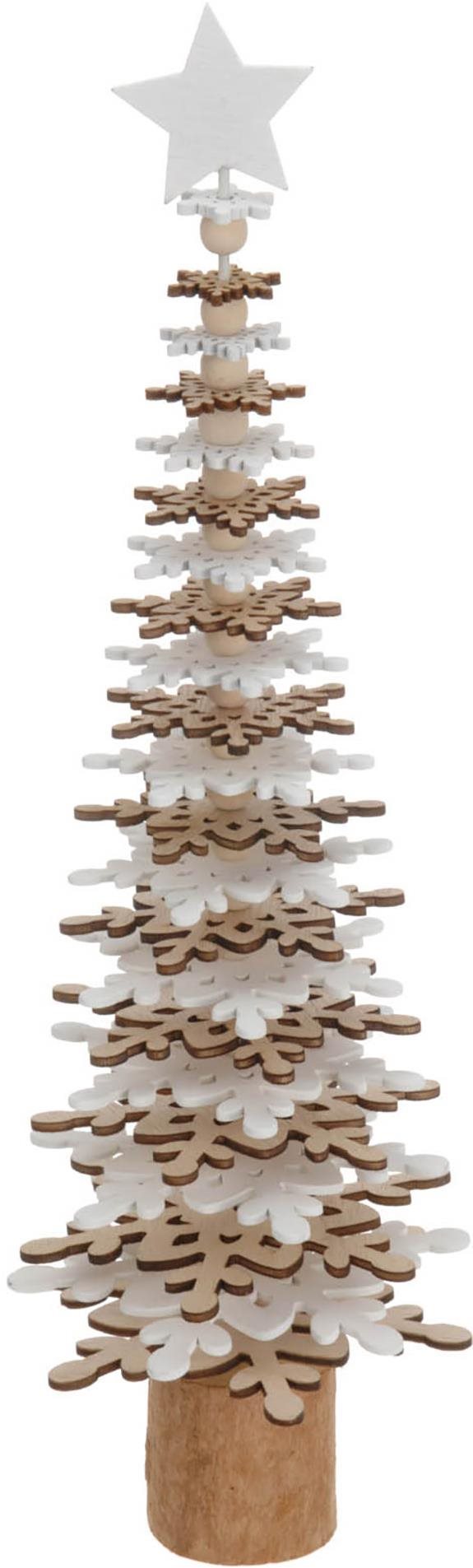 H&L Vánoční dekorace - stromek natural, skandinávský styl, 40 cm