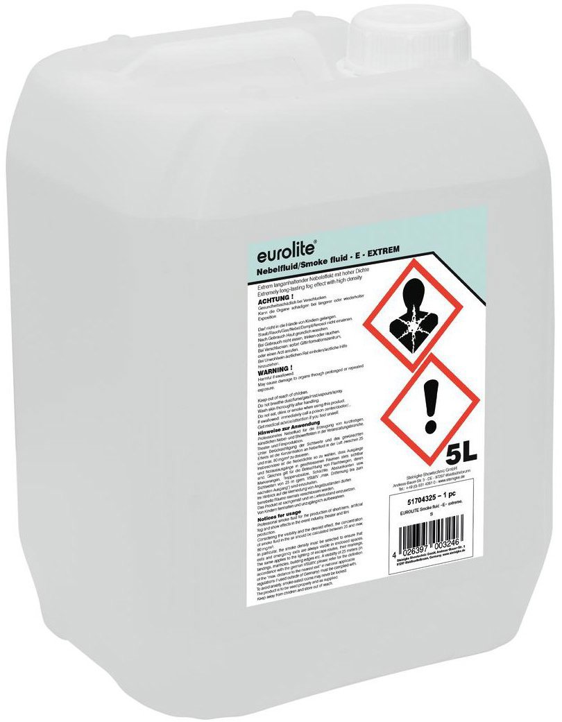 Eurolite náplň do výrobníku mlhy -E- Extreme, 5l