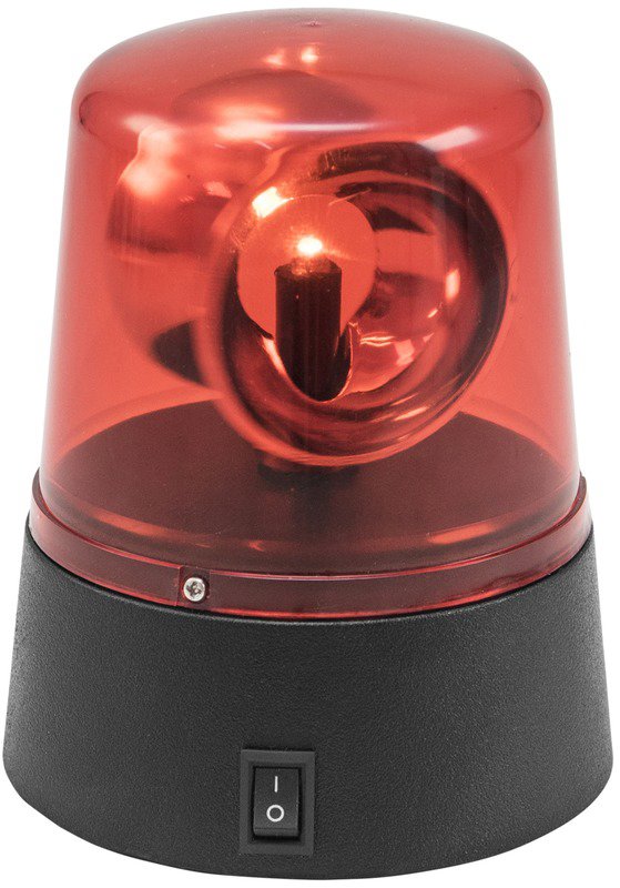 Eurolite LED mini policejní maják, červený