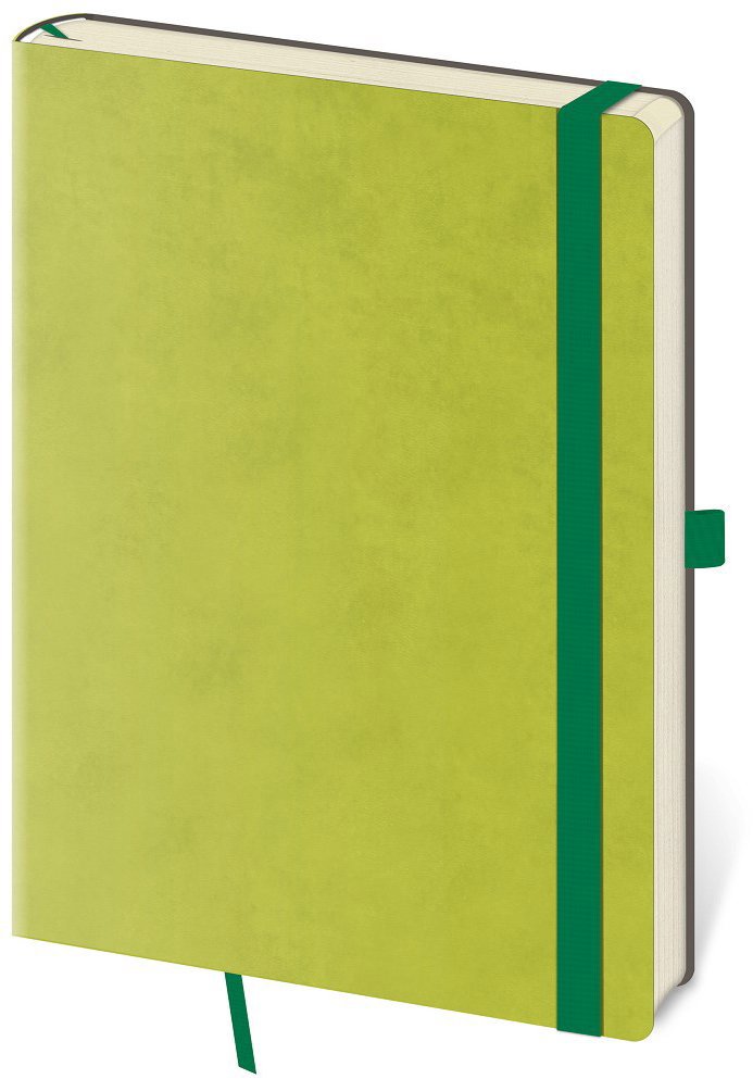 Helma Zápisník Flexies tečkovaný, light green, 14, 5 × 20, 5 cm