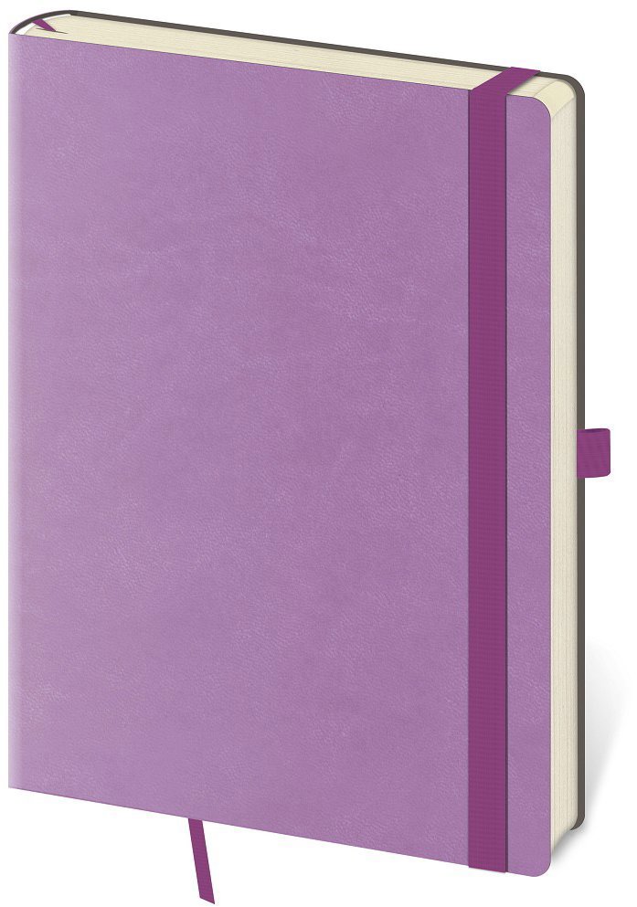 Helma Zápisník Flexies tečkovaný, violet, 14, 5 × 20, 5 cm