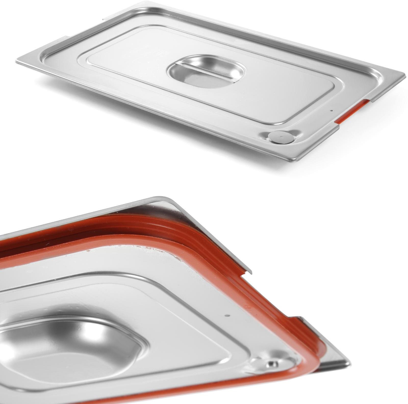 Hendi Víko pro GN nádobu Profi Line se silikonovým těsněním a výřezem pro GN1/3 rukojeti - 804339