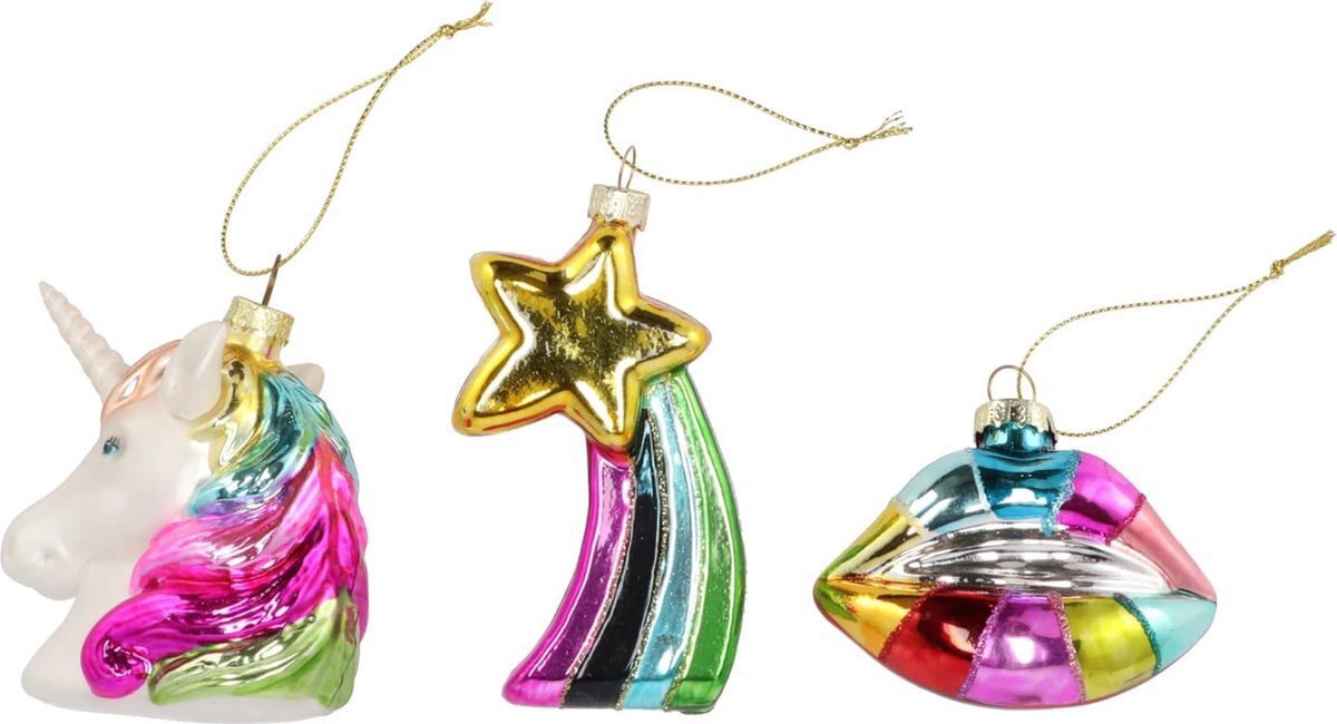 Colmore by Diga Sada 3 ks ozdoby Jednorožec