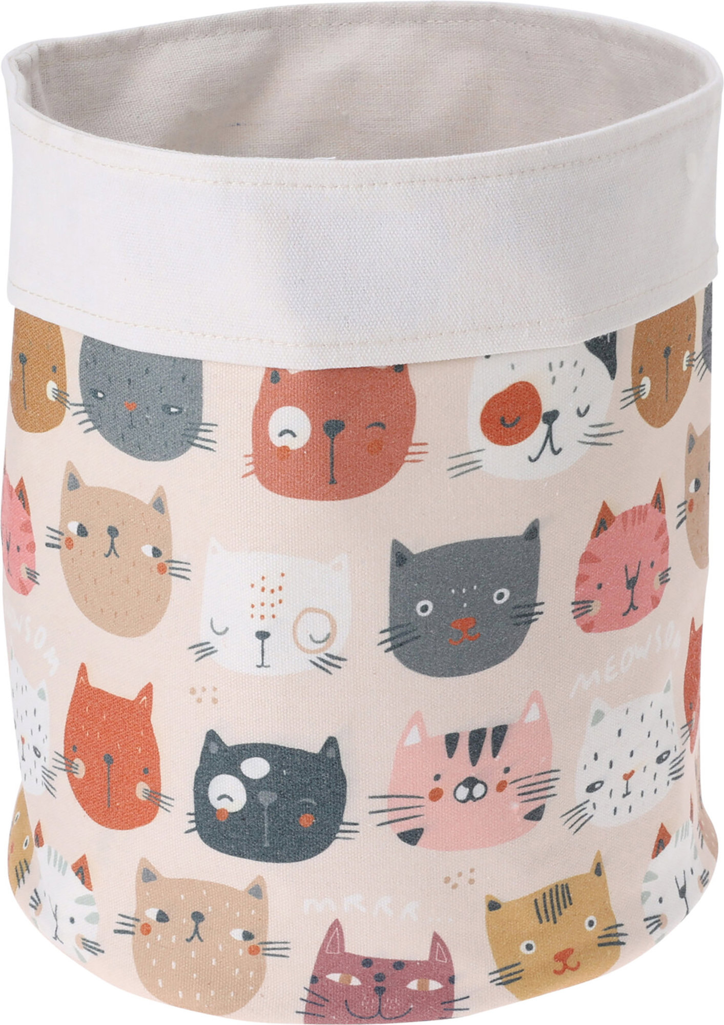 H&L Dětský úložný koš na hračky 24 × 29 cm, kočky