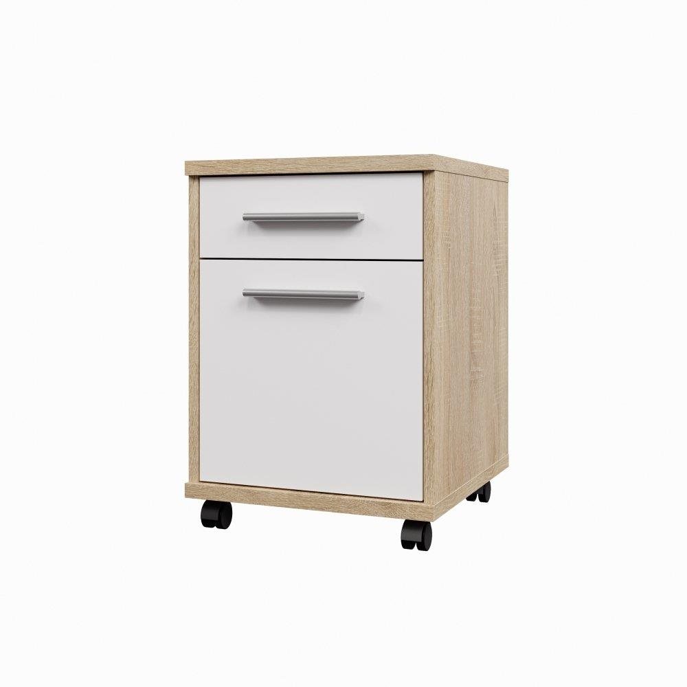 Nejlevnější nábytek Kontejmatr Matjby Gianni, dub sonoma/bílá