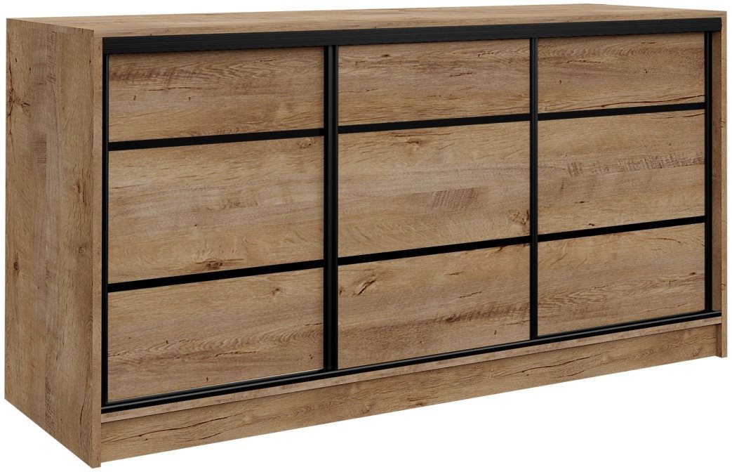 Nejlevnější nábytek Komoda Harazia 180, dub lefkas
