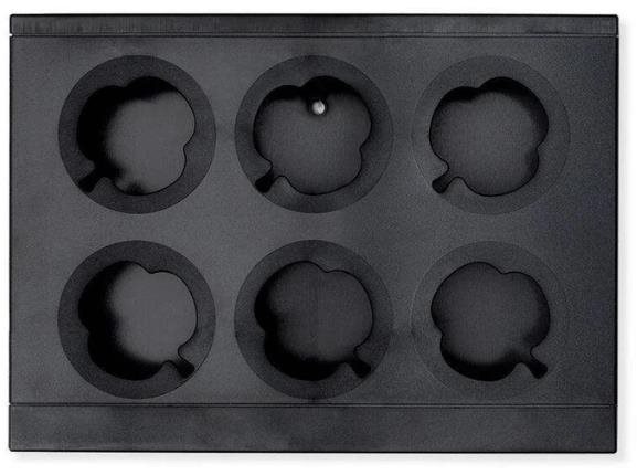 Ortisgreen Obraz z živých rostlin Hoh! Uno neosázený černý