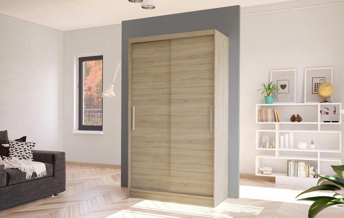Nejlevnější nábytek Silverio I s posuvnými dveřmi, dub sonoma