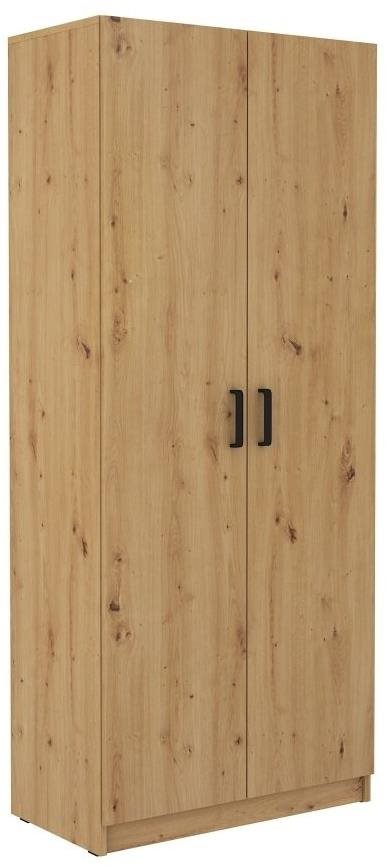 Nejlevnější nábytek Agepsta 2D Policová skříň vysoká, dub artisan