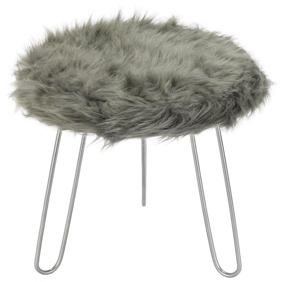 StarDeco Stolička šedá 28 cm