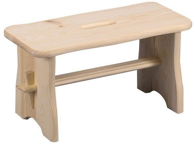 Zeller Dřevěná stolička, opěrka nohou