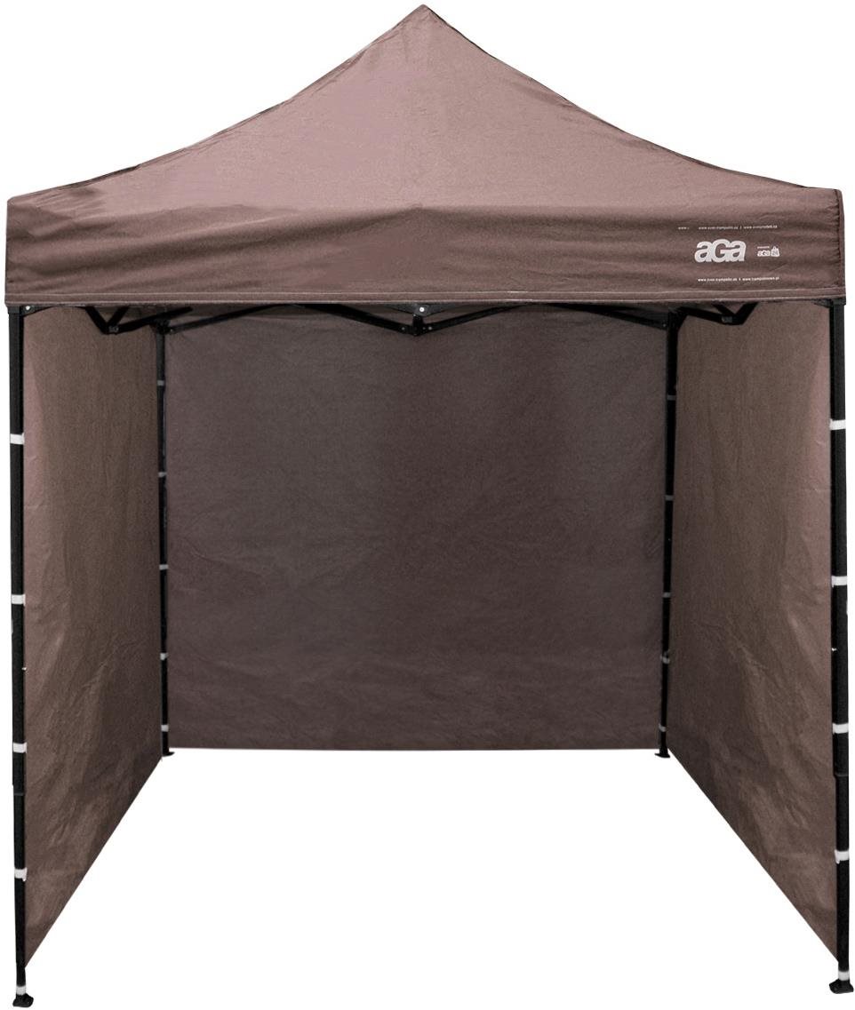 Aga Nůžkový stánek Party 3 × 3 m hnědý