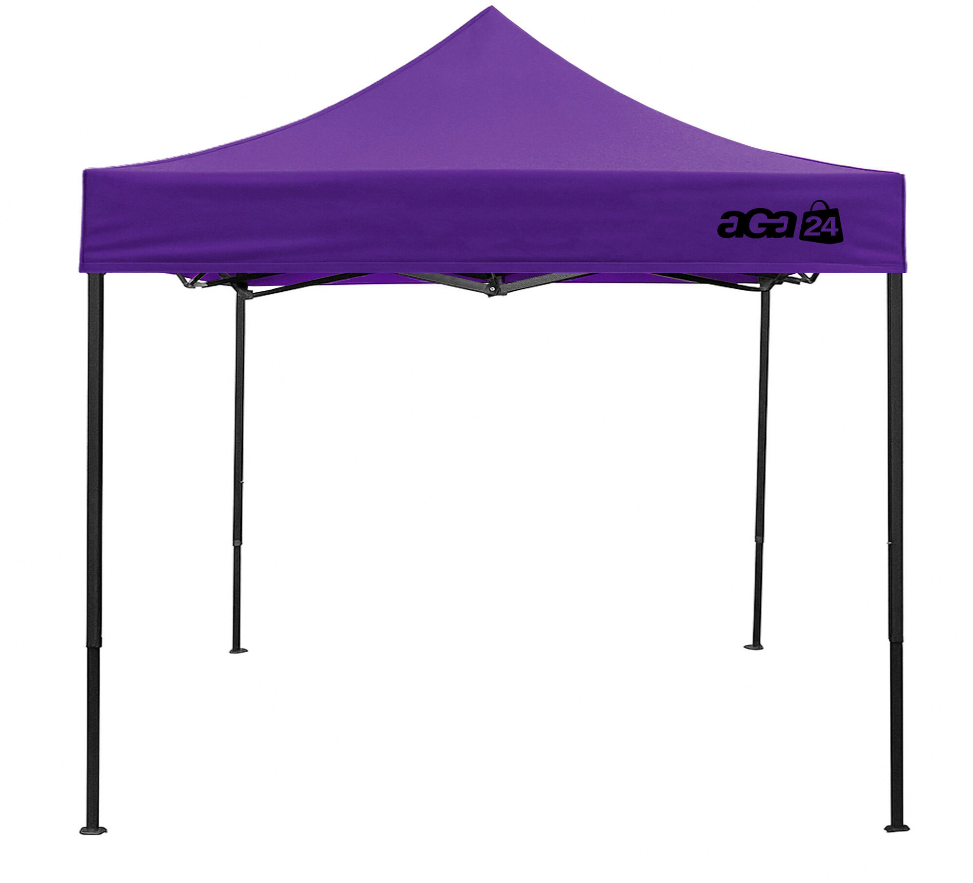 Aga Nůžkový stánek bez bočnic 3 × 3 m, fialový