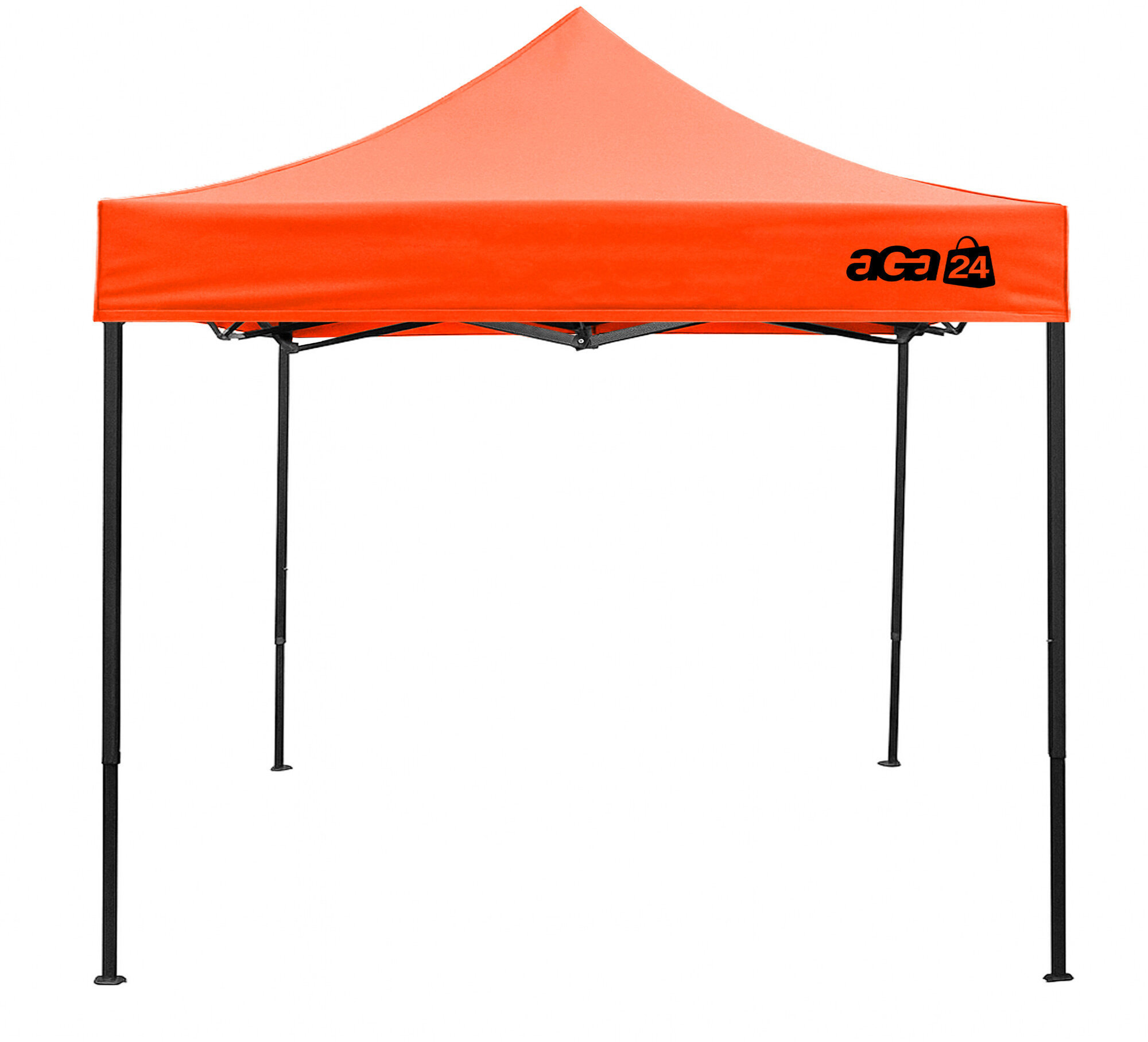 Aga Nůžkový stánek bez bočnic 3 × 3 m, oranžový