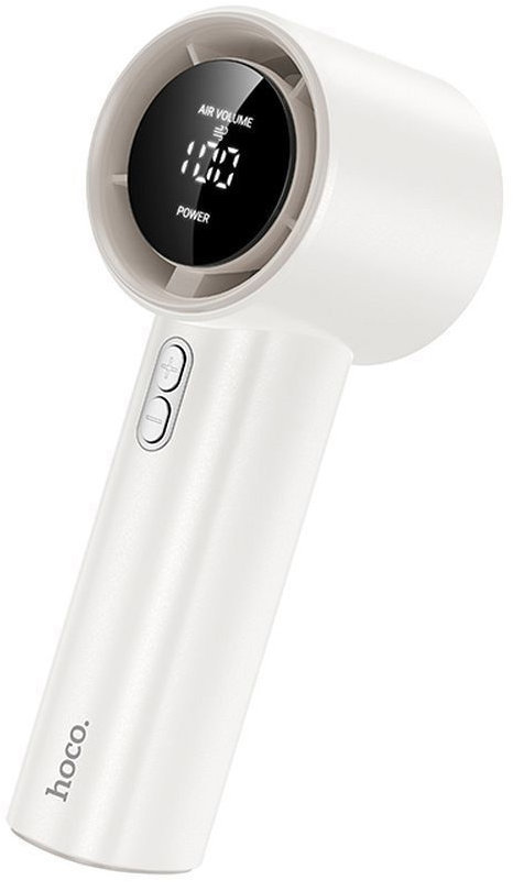 Hoco HX64 ruční / stolní ventilátor, bílý