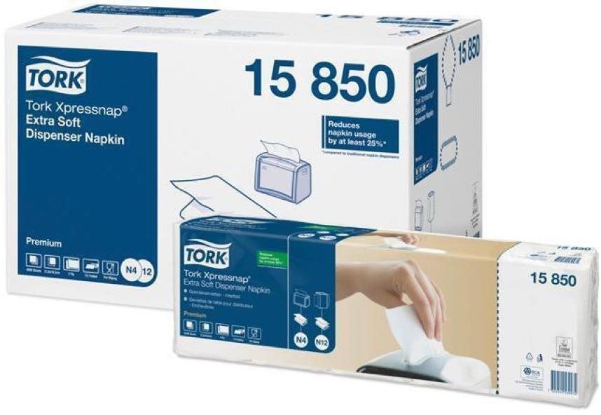 TORK Ubrousky do zásobníku, 2 vrstvé, bílé