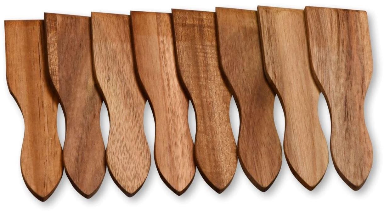 KESPER Špachtle na raclette 8 ks, 13 × 3,5 cm, akáciové dřevo