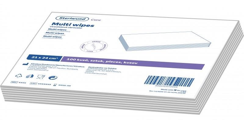 MULTI WIPES Ubrousky 21 × 24 200 ks