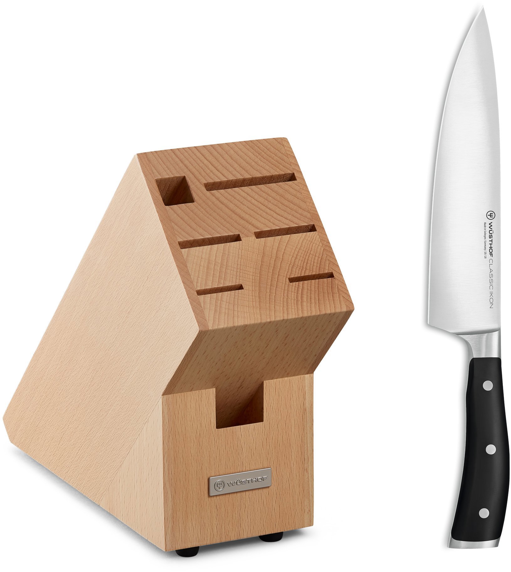 Wüsthof Classic Ikon 20 cm s blokem z bukového dřeva