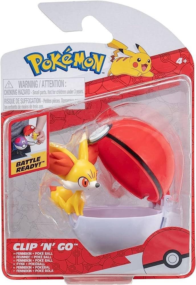 Pokémon Clip 'N' Go Fennekin a Poké Ball