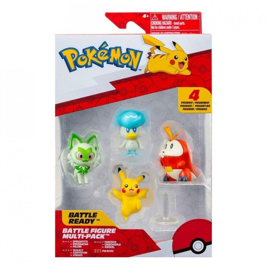 Pokémon Fuecoco Quaxly Sprigatito Pikachu