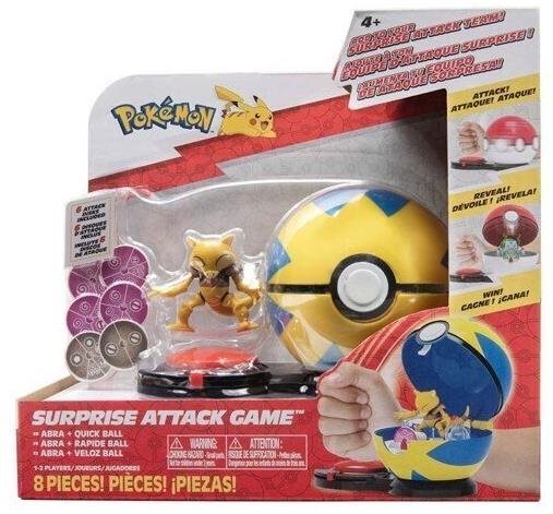 Pokemon Surprise Attack Game Abra and Quick Ball