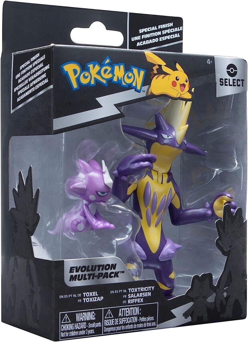 Pokémon Select Action Figures 2-pack Evolution Toxel, Toxtricity