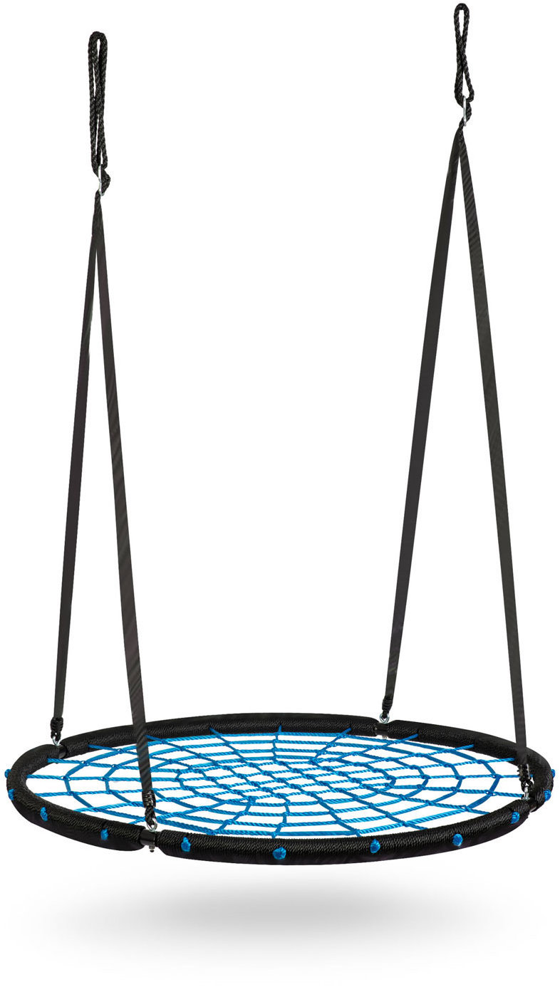 Neo-Sport Houpačka Čapí hnízdo NS-104, 120 cm, černo-modrá