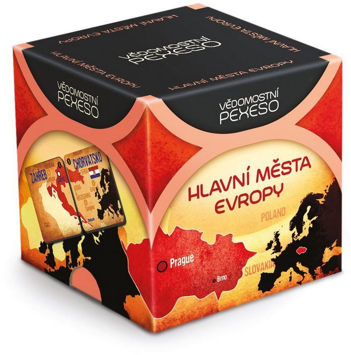 Vědomostní pexeso - Hlavní města Evropy