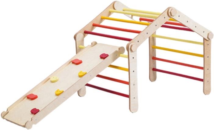 Tuktuk Montessori prolézačka - barevná