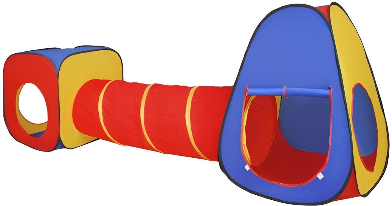 Kruzzel 23871 Dětský stan 3 v 1, barevný