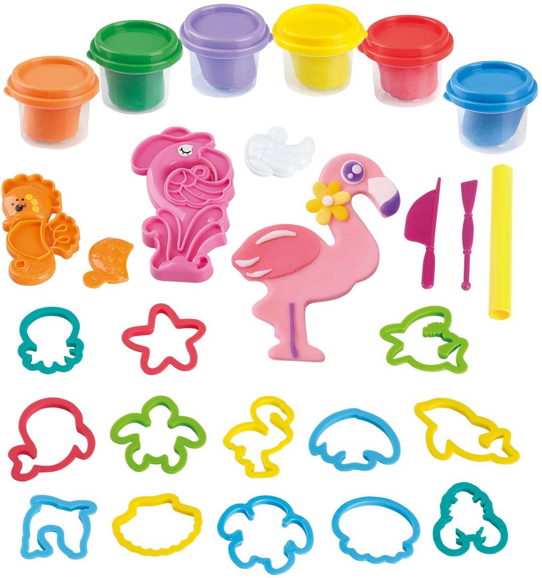 Playgo Modelína plameňák 6 × 56 g