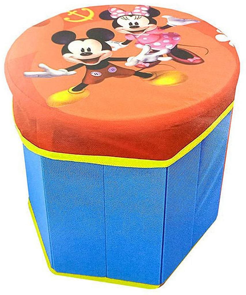 Disney Úložný box na hračky s víkem Mickey a Minnie mouse