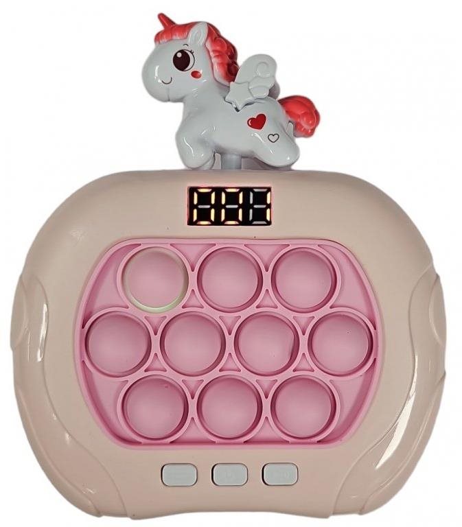 Leventi Whac a mole - push game – jednorožec růžový