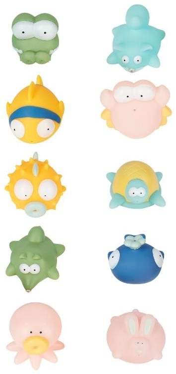 Badabulle Stříkací hračky do vody Rigolo Splash 10 ks