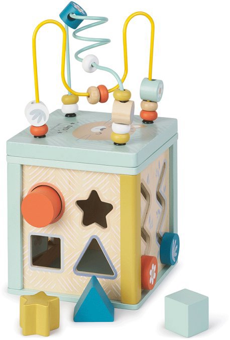 Saro Baby Dřevěná kostka Activity