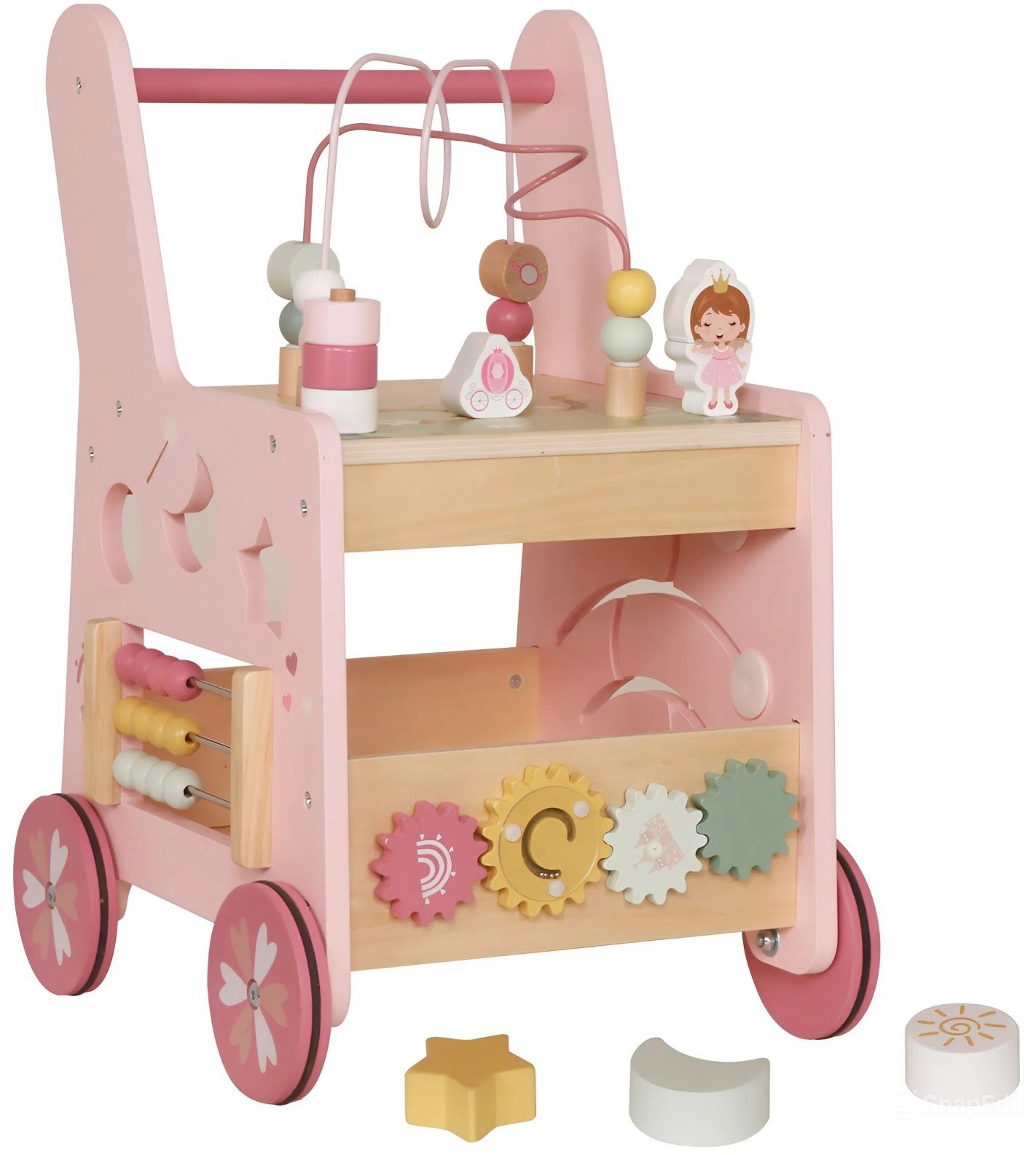 Derrson Chodítko pro děti multifunkční 6 v 1 růžové