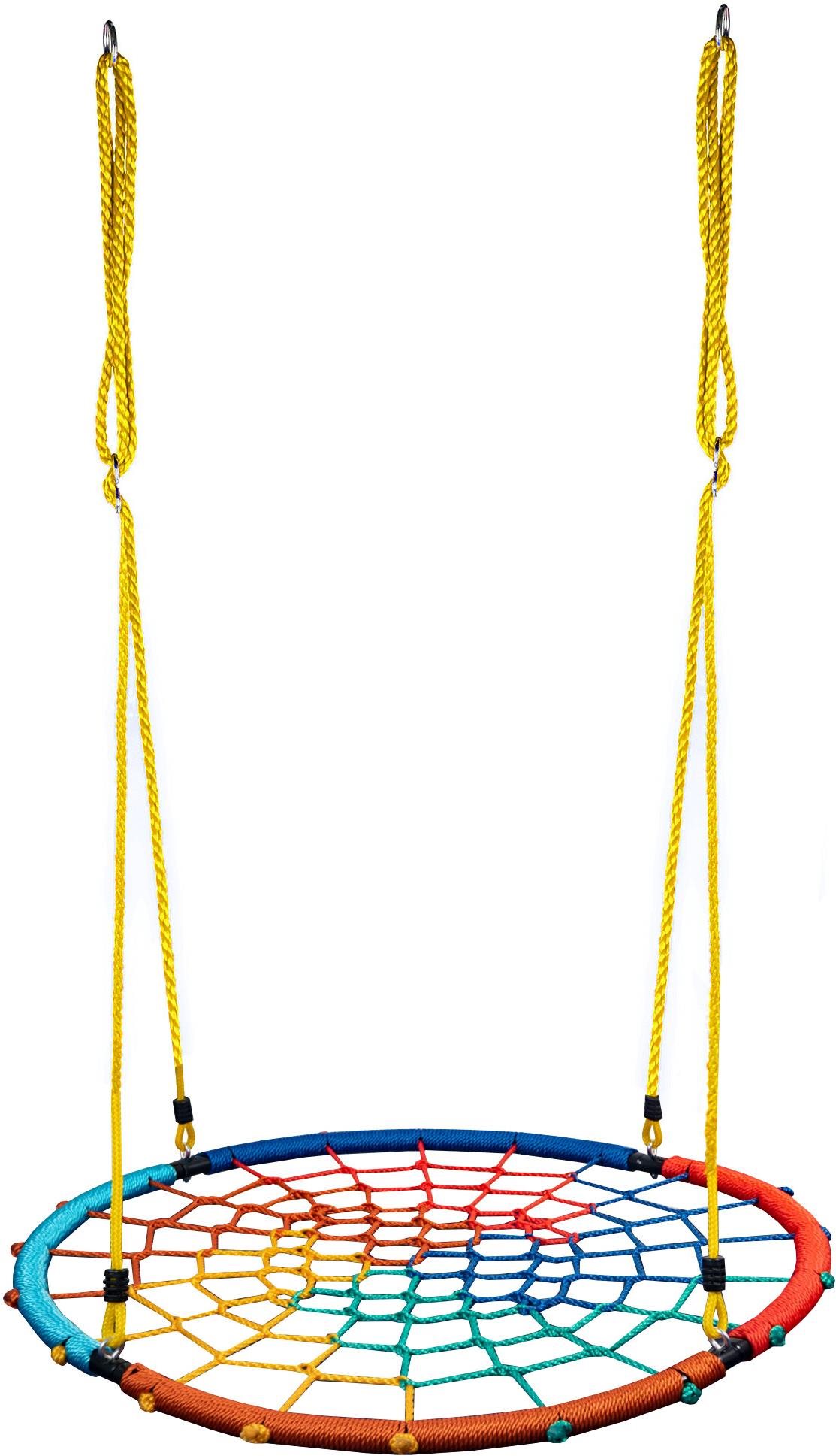 Aga Závěsný houpací kruh 120 cm čtyřbarevný