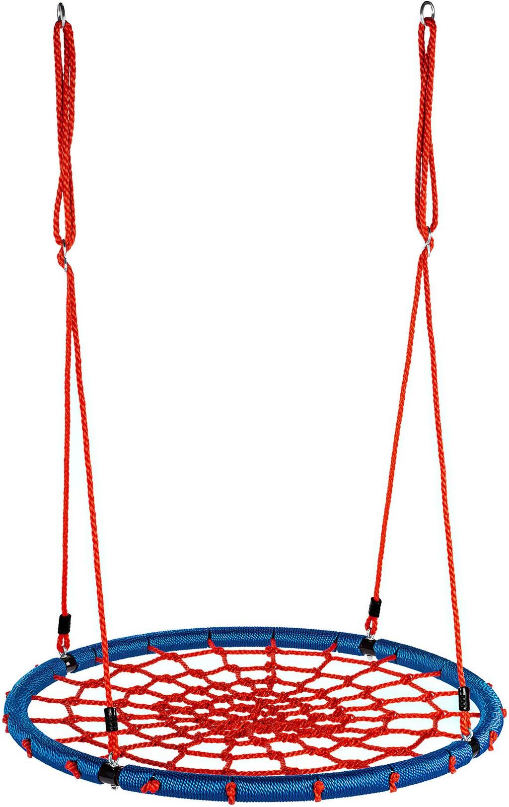 Aga Závěsný houpací kruh 100 cm modro-červený